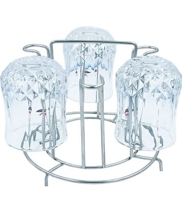 JISUN Stainless Steel Glass Stand / Glass Holder For Kitchen