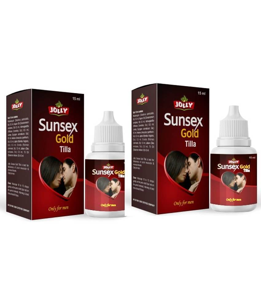 Jolly pack of 2 Sunsex Gold OIL 2 gm Pack Of 2