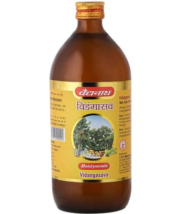 Baidyanath Baidyanath Vidangasava Liquid 450 Ml Pack of 1