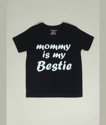 Be Awara Pack of 1 Boys Cotton T-Shirt ( Black )