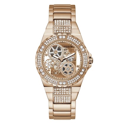 Guess Rose Gold Dial Women Analog Watch - GW0302L4-Rose Gold