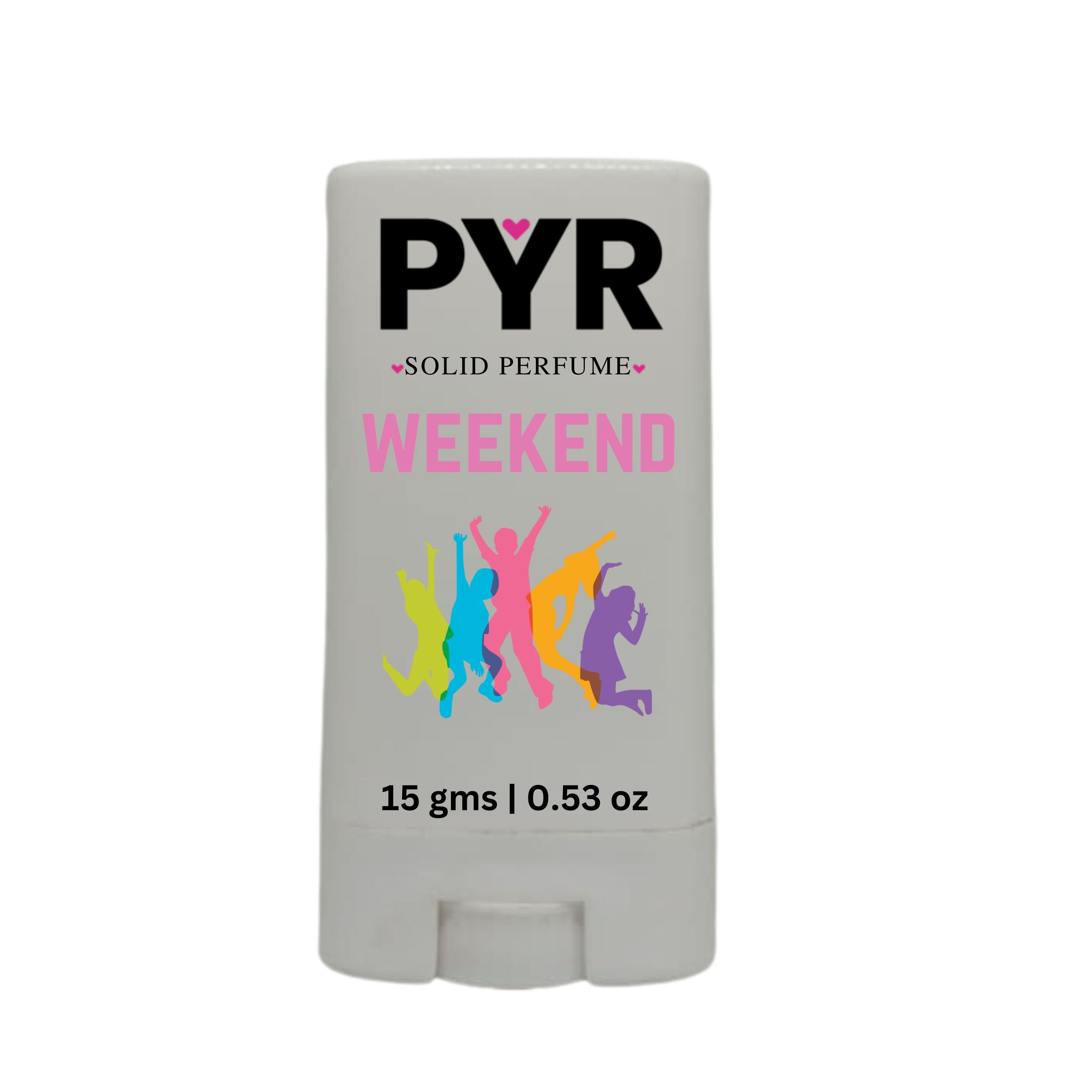 PYR Weekend Solid Perfume 15g for Men & Women  Alcohol-Free, Long-Lasting