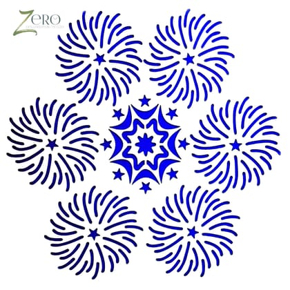 Imported Stencils- 5"*5"- Floral Graphic Mandala Design Background 18 Imported Stencils- 5"*5"- Floral Graphic Mandala Design Background 18