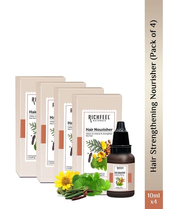Richfeel Hair Nourisher 10 Ml Pack of 4