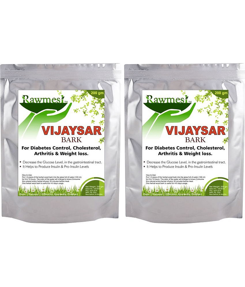 Rawmest Vijaysar Bark 400 Gm