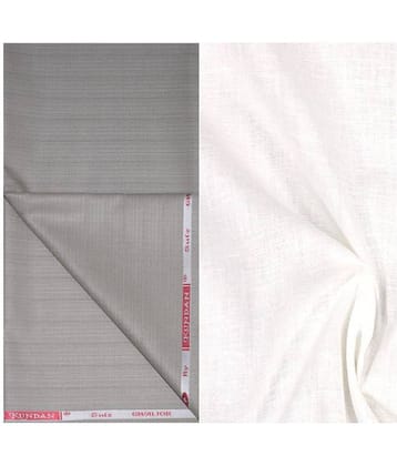 KUNDAN SULZ GWALIOR Multi Poly Viscose Unstitched Shirts & Trousers 1 Pant and Shirt Piece For Men