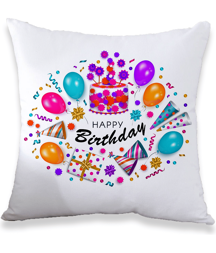 Ros - Multicolor Nylon Gifting Printed Cushion