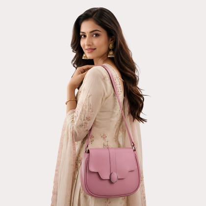 Elegant Pearl Chain Crossbody Handbag