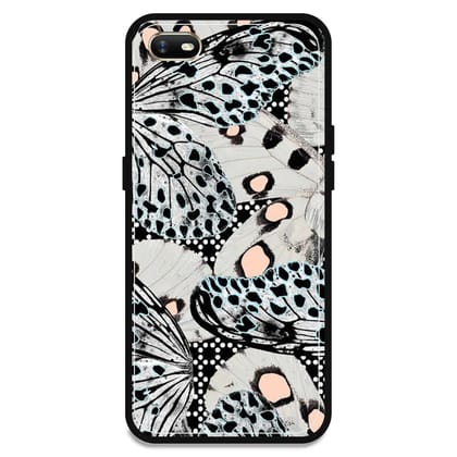 Butterflies Wings - Glossy Metal Silicone Case For Oppo Models-Oppo A1K