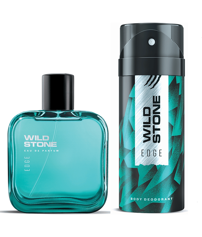 Wild Stone Edge Deodorant 150ml & Perfume 50ml for Men, Pack of 2