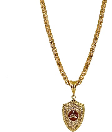 KRIMO - Golden Pendant set ( Pack of 1 )