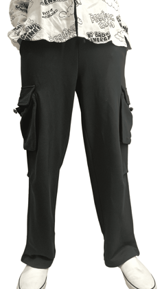 Black Track Pant