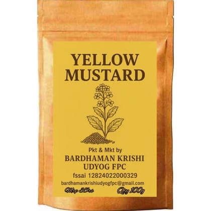 Yellow mustard seeds - 100 gm