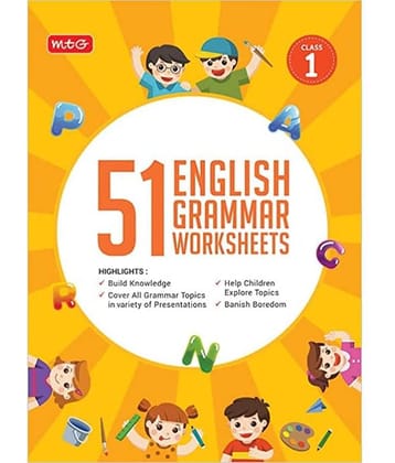 51 English Grammar Worksheets Class-1