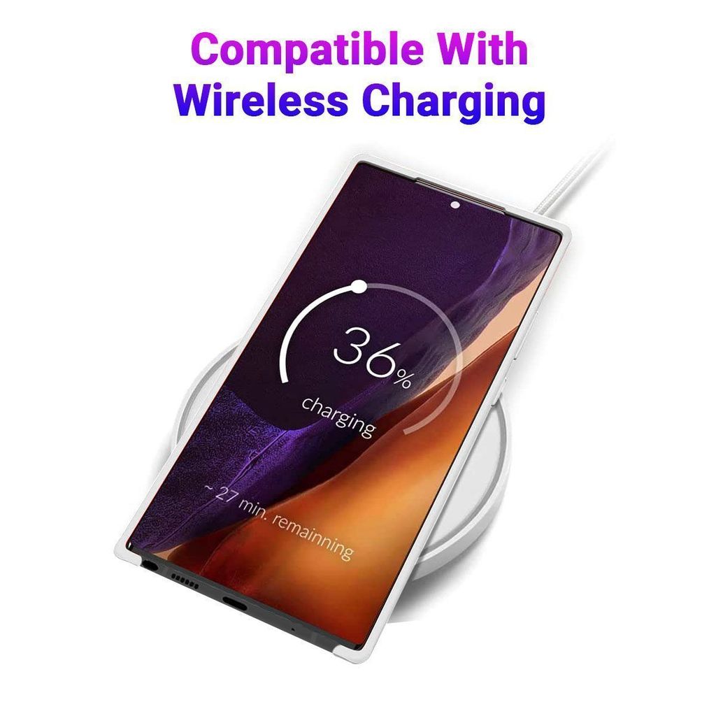 LIRAMARK Liquid Silicone Soft Back Cover Case for Samsung Galaxy Note 20 Ultra