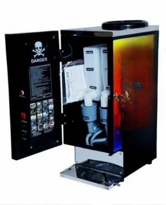 MAZORIA 2 Option Tea and Coffee Vending Machine (Black)