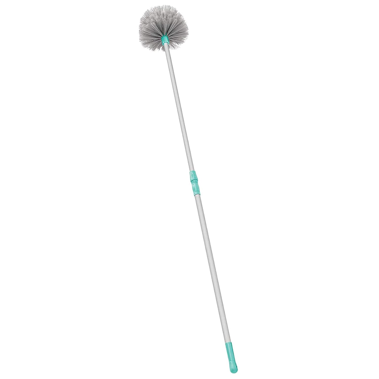 Spotzero By Milton Plastic Web Blaster Jala Cleaning Broom/Brush With Long Extendable Handle And Flexible Bristles (Aqua Green)