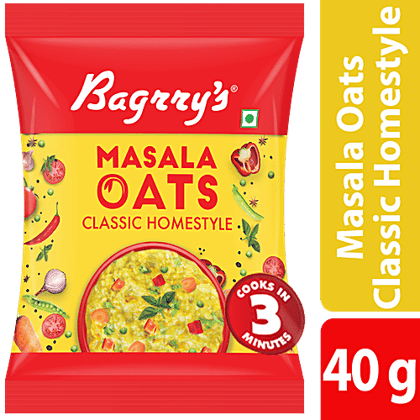 Bagrrys Masala Oats - Classic Home Style, 40 g PP