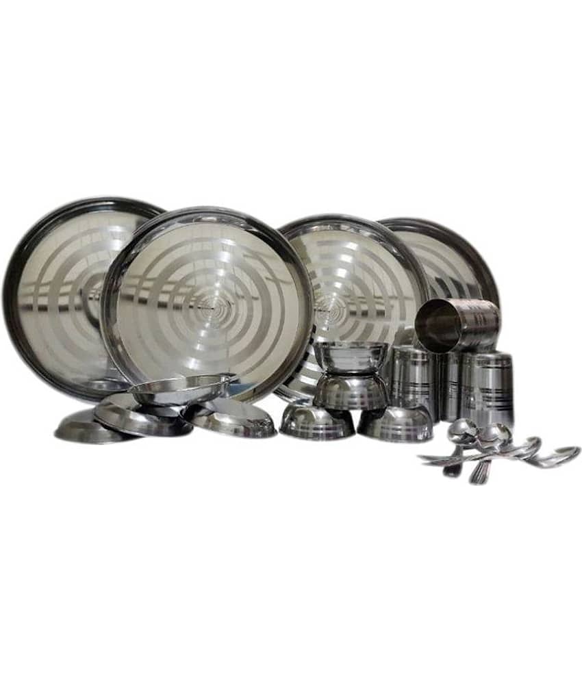 Dynore Stainless Steel Dinner Set of 20 Pieces