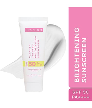 Hyphen Vitamin Infused Brightening Sunscreen SPF 50 PA++++ 50ml (Pack of 1)