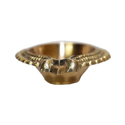 MAYAPURI Handcrafted Diya, Traditional Pradip, Decorative Brass Oil Lamp | Diwali Decorations