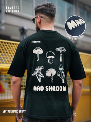 Acid Spray Navy T-Shirt-S