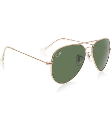 RESIST EYEWEAR Gold Pilot Sunglasses ( Pack of 1 )