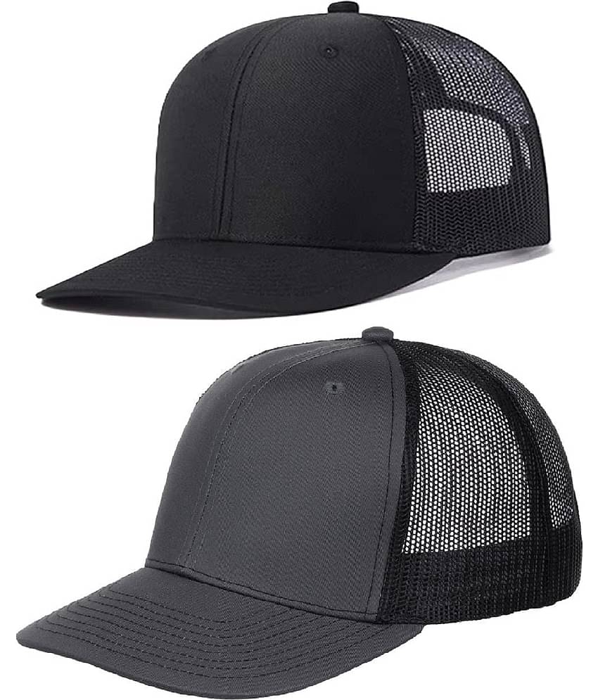 Zacharias Pack of 2 Cotton Blend Men's Cap ( Multicolor )