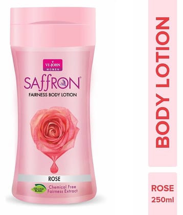 Vi-John Saffron Fliptop Rose Fairnes Body Lotion for Men & Women 250ml