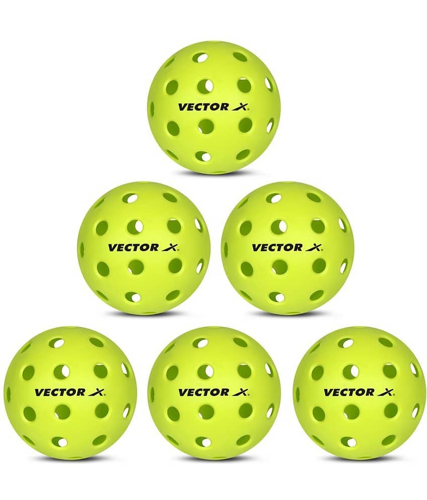Vector X Pickle Ball 40 holes Pack of 6
