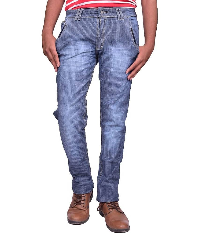 British Terminal Blue Cotton Skinny Jeans