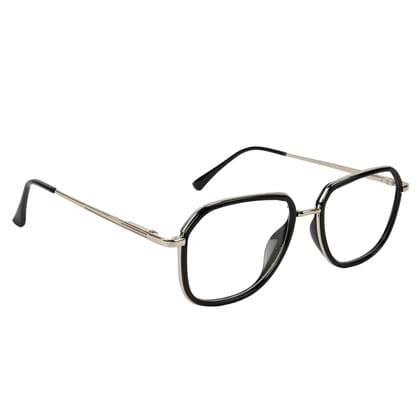 TERRY & CO Zero Power Blue Cut Eyeglasses | Metal Frame | Medium Size | Anti-Reflective, UV Protection, Lightweight | Spring Hinges | Unisex