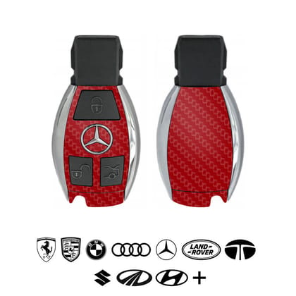 Red Carbon Car Key Skins