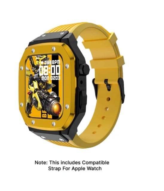 Bumblebee - Apple Watch Strap with Case - Yellow 44 MM