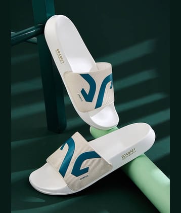 Campus SL-475 White Men's Slide Flip Flop