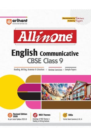 All In One English Communicative CBSE Class 9th Based On Latest NCERT For CBSE Exams 2026 Intext & Chapter Exercises | Sample Question Papers [Paperback] arihant