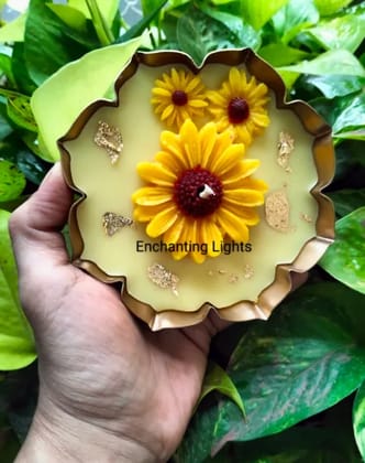 Sunflower Urli Candle