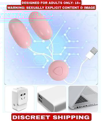 DOUBLE VIBRATING EGG FOR ANAL AND VAGINA USB POWER 12 FREQUENCY VIBRATOR SEXY TOY LOW PRICE FOR WOMEN BY KAMAHOUSE