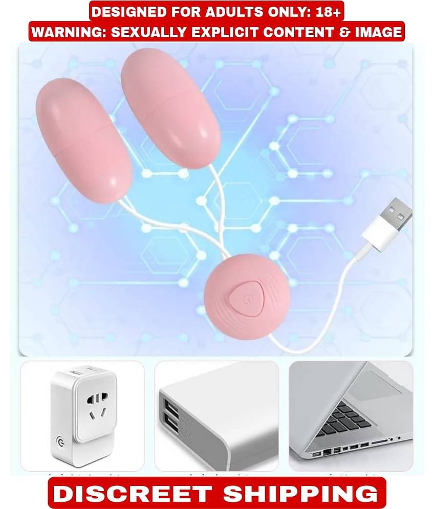 DOUBLE VIBRATING EGG FOR ANAL AND VAGINA USB POWER 12 FREQUENCY VIBRATOR SEXY TOY LOW PRICE FOR WOMEN BY KAMAHOUSE