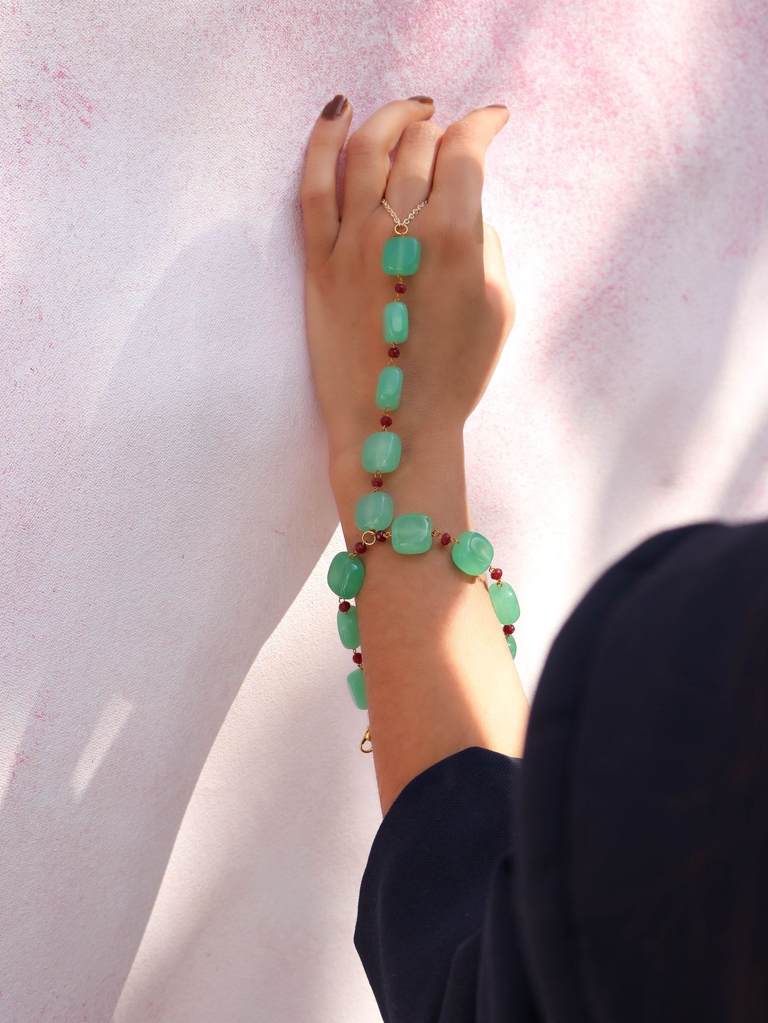 Taasa Turquoise Hathphool-Mint