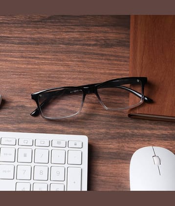 Hexxa Rectangle Full Rim Reading Glasses