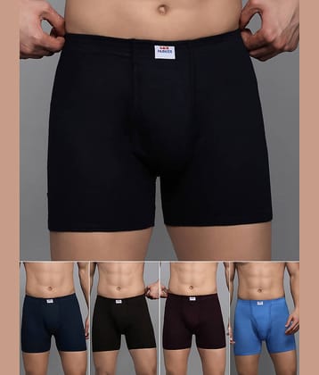 LUX PARKER Pack of 5 Cotton Blend Trunks For Men's ( Multicolor10 )