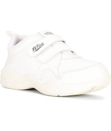 Bata - White Boy's School Shoes ( 1 Pair )