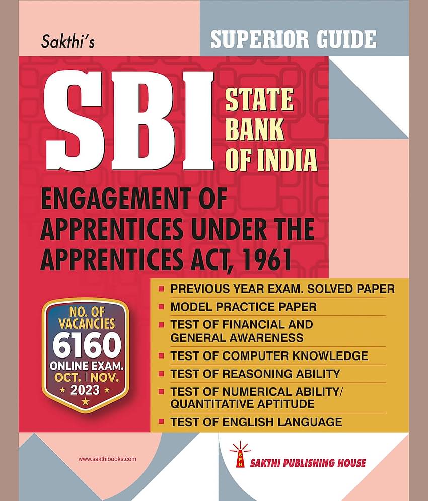 SBI Engagement Of Apprentices Under The Apprentices Act, 1961 Exam Book