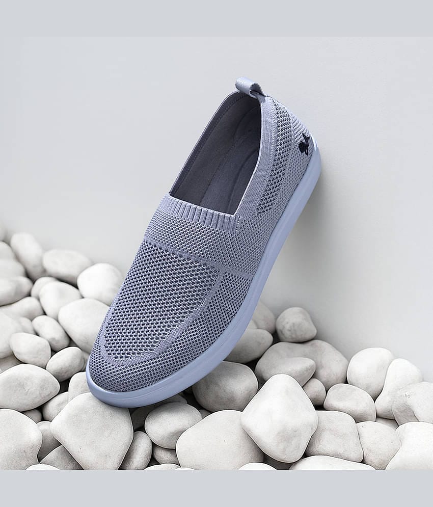 Neemans Grey Men's Slip-on Shoes