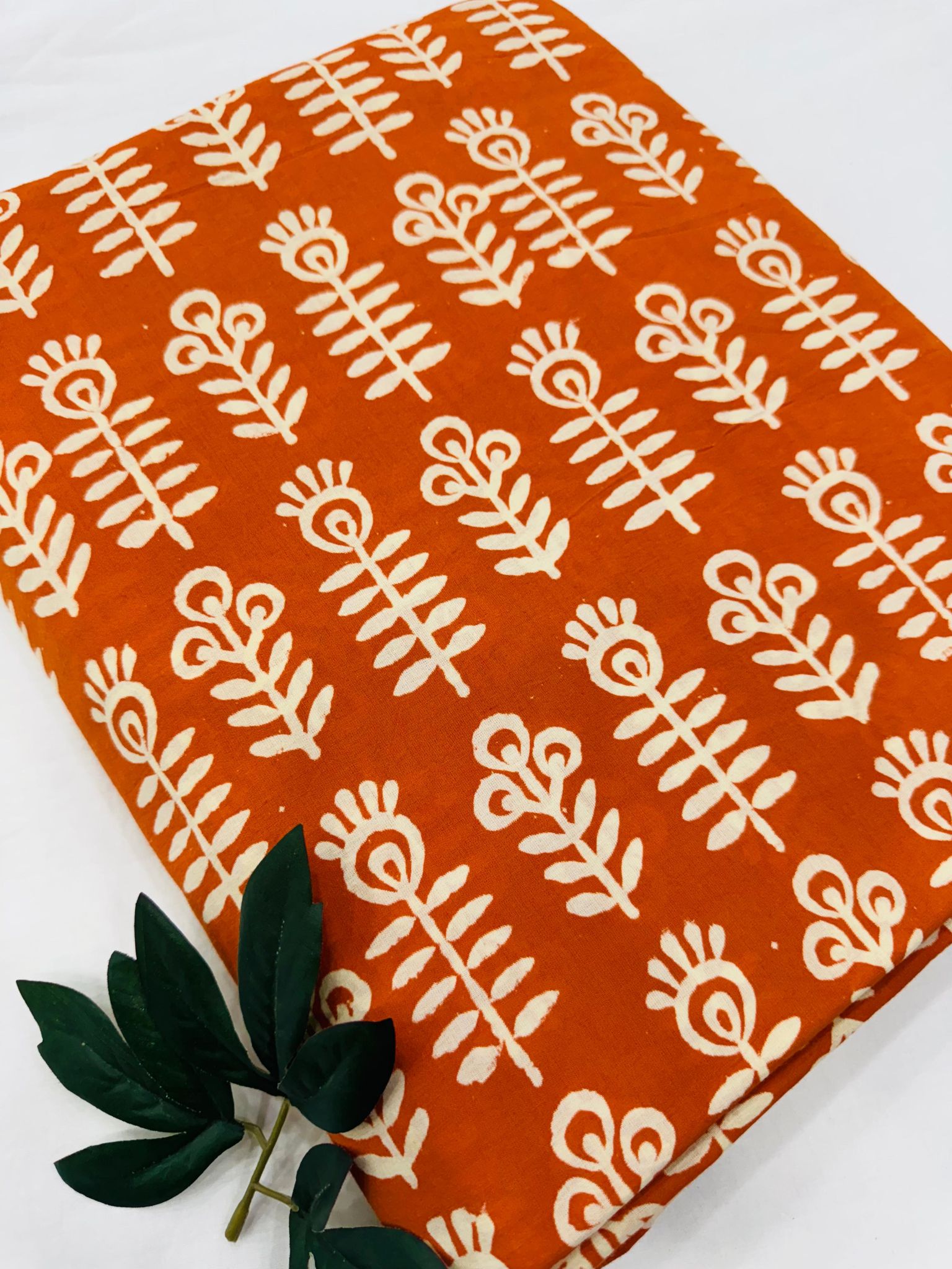 Sustainable Block Print Fabric-2.5 mtr