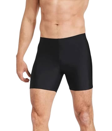 WHEY FIT Black Polyester Men's Shorts ( Pack of 1 )