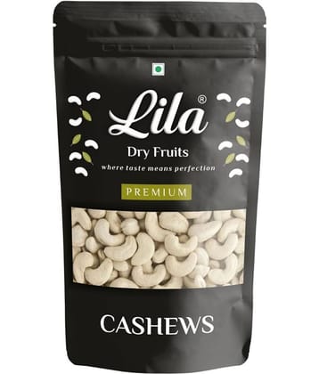 LILA DRY FRUITS Premium Natural Cashews 200g Unsalted Whole Nuts for Snacking & Cooking