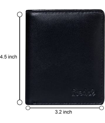 HIDEFLIX Black PU Men's Regular Wallet ( Pack of 1 )