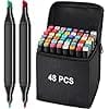 Colorful Marker Pen Set of Vibrant Colors, Washable, Non-Toxic, Perfect for Drawing, Art, Crafts, and School Supplies